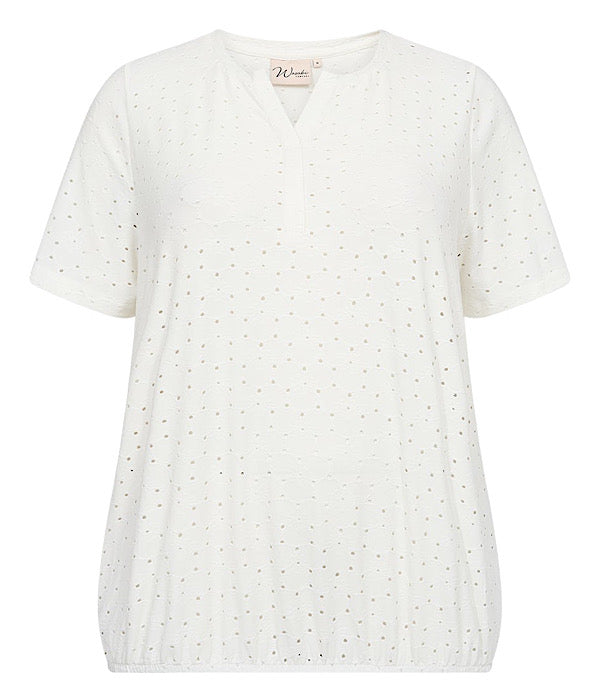 Fazila 2 blouse, off white