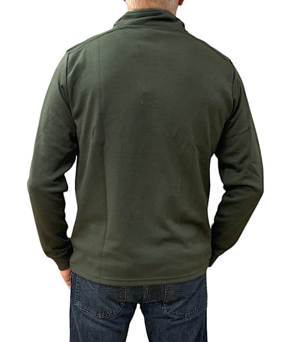 Hobart haf zip, olive green
