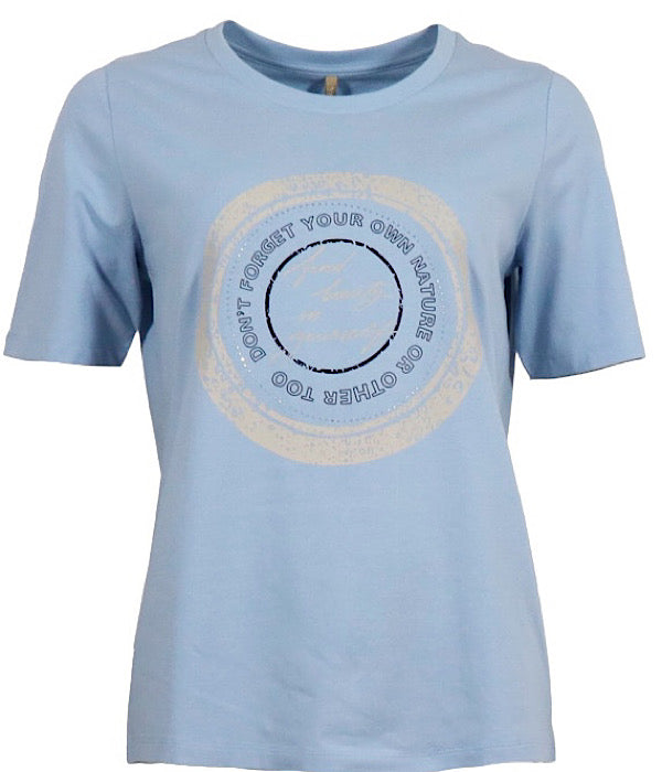 Fie t-shirt 1, light blue