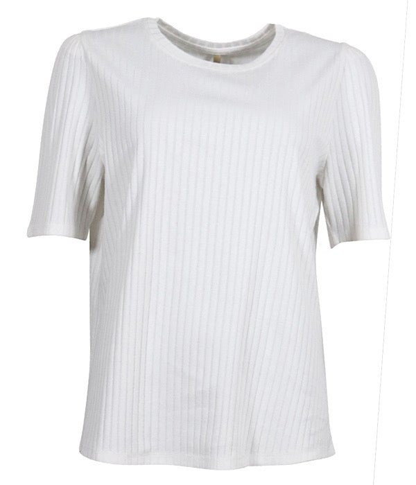 Nina t-shirt, solid off white