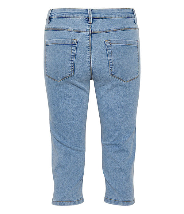 Vicky capri jeans, light blue wash