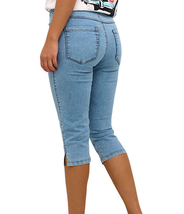 Vicky capri jeans, light blue wash