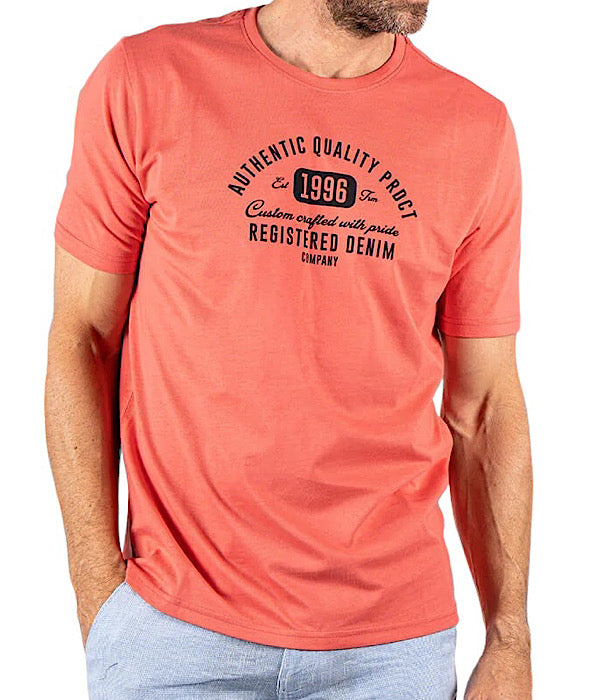 Atlas t-shirt, 4071 pink coral