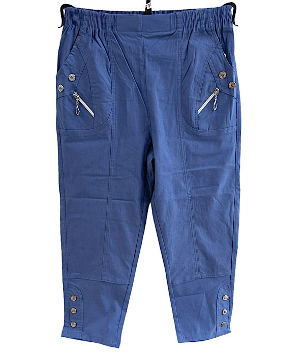 JST 8889 Capri pant, indigo blue