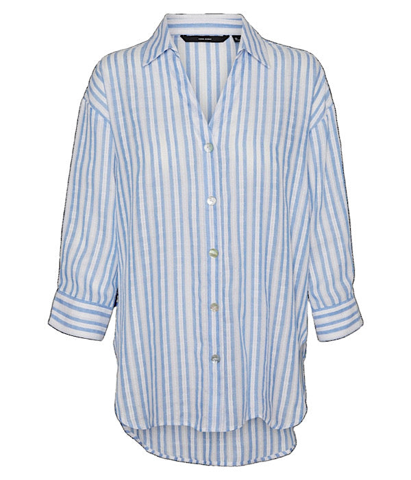 VM Ollie shirt stripe, light blue