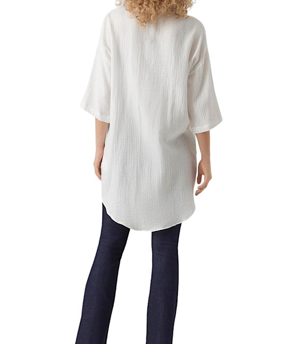 VM Natali 3/4 long shirt, snow white