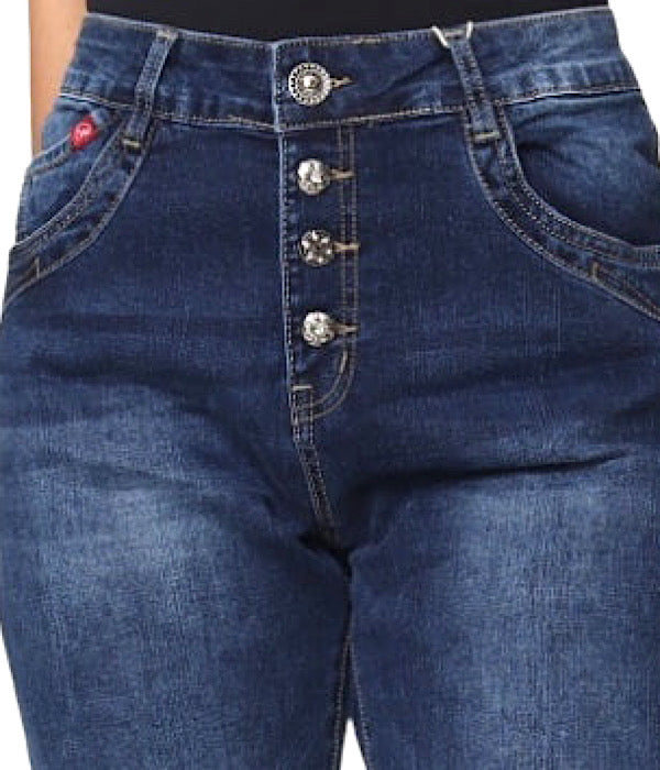 KA8950 jeans, denim med knapper