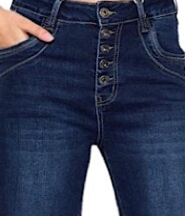 KA2622 jeans, mørk denim