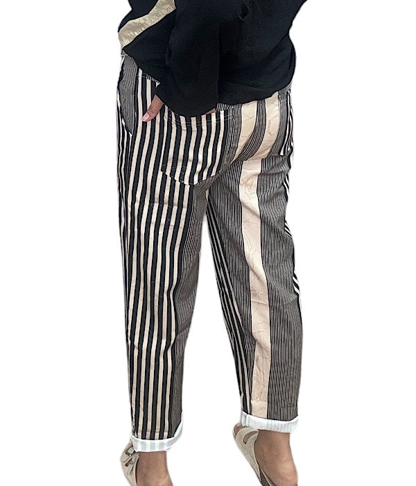 676 pants, stripe