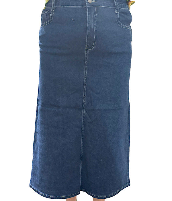 8246 Lossta skirt, denim