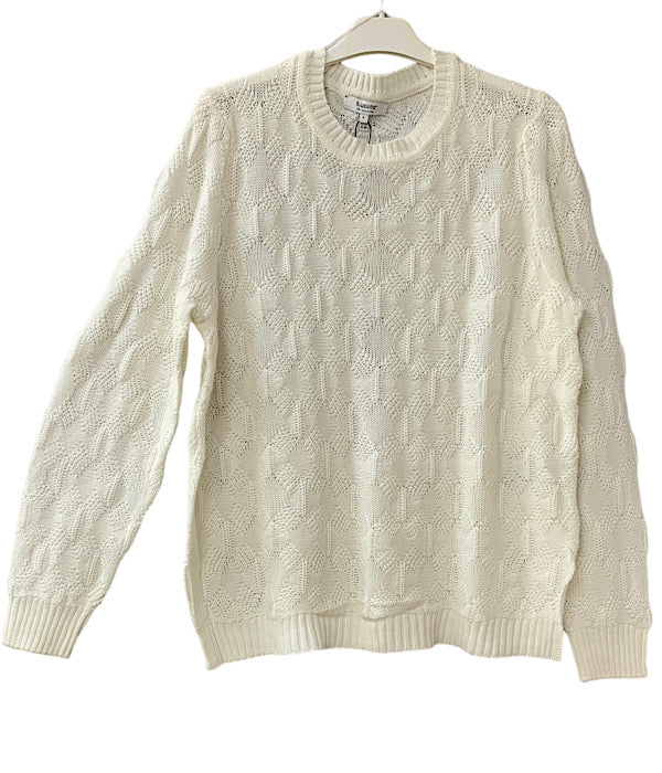 b. young Milja structure jumper, off white
