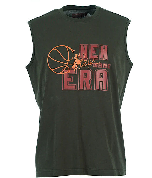 Basket Ball t-shirt, olive