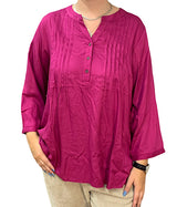 9300 Vera blouse, fushia