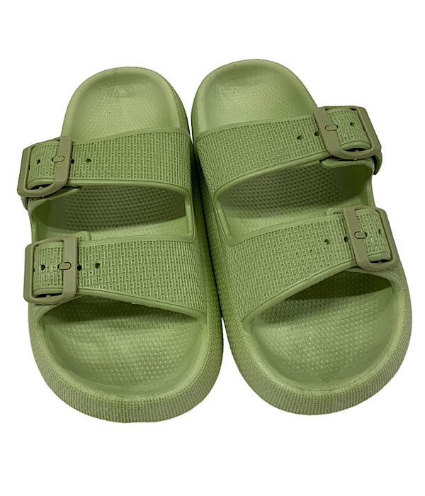 Comfy sandal, green
