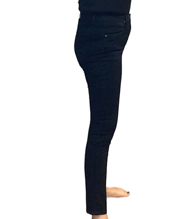 076 Push up jeans, black