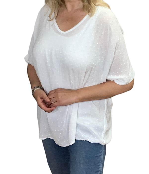 Lis blouse, white