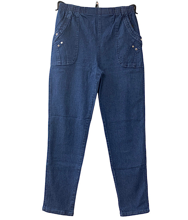 JST 8879 pants, medium blue denim