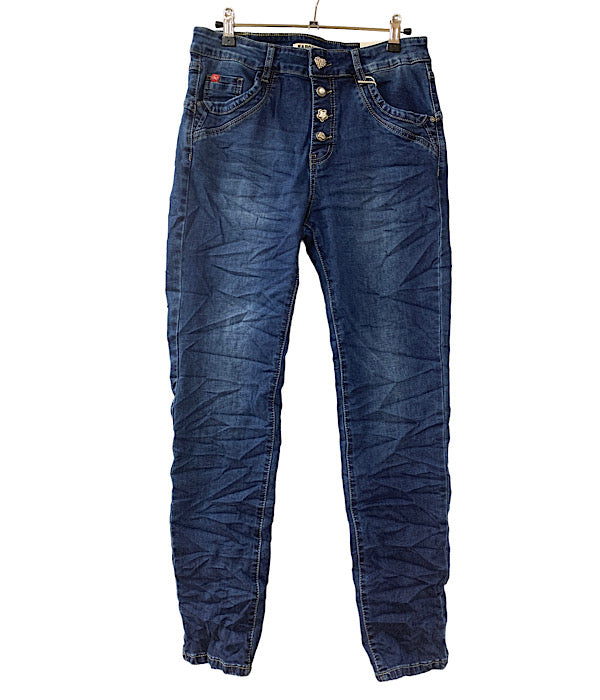 KAROSTAR  8957 Jeans, blue denim