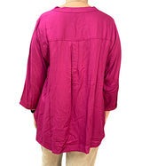 9301 Veronica blouse, fuschia