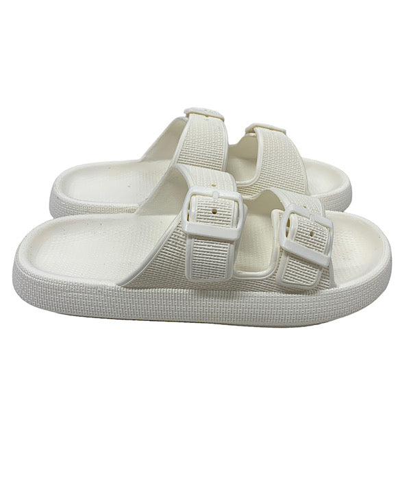 Comfy sandal, white