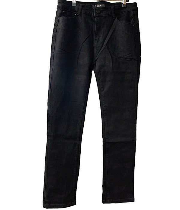 6797 B.S. denim PUSH UP jeans, black