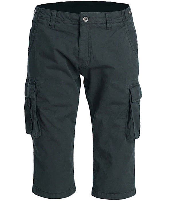 FINESMEKKER Dylan cargo capri shorts, navy