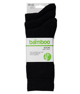 Bamboo basic socks 3-pak, black