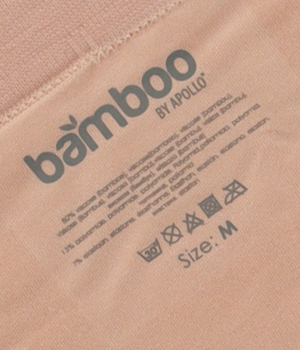 Bamboo women basic seamless shorts 3 pack, skin