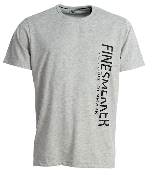 FINESMEKKER Ferdie t-shirt, gray melange