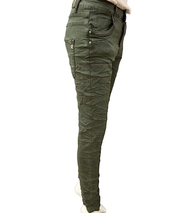 KAROSTAR 2062-4 pants, green
