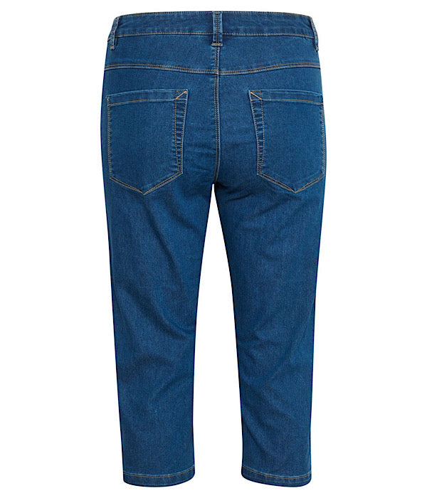 Vicky capri jeans, medium blue