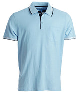 Roberto Jeans Nogal polo shirt ss, light blue
