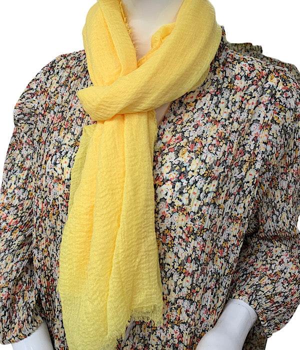 VANTING VJ050 scarf, yellow