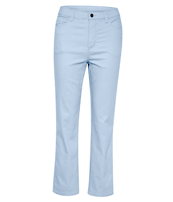 KAFFE KAzelina hw 7/8 straight jeans, windsurfer