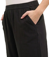 KAFFE KAnaya culotte pants, black