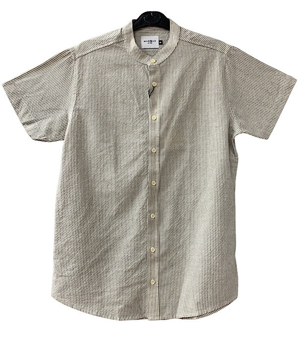 MARCUS Parco ss shirt, 6579 bright sand mix