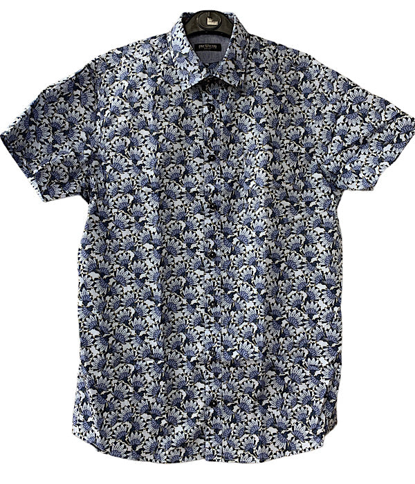 PRE END Adriel ss shirt, 7017 classic blue