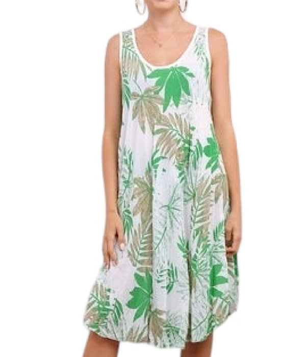 Anni dress, green