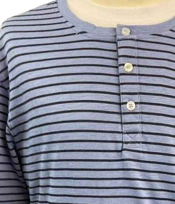 Pre End Gaston stripe t-shirt, colony blue
