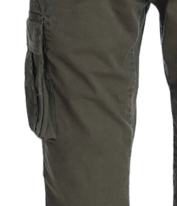 FINESMEKKER Dylan cargo capri shorts, olive