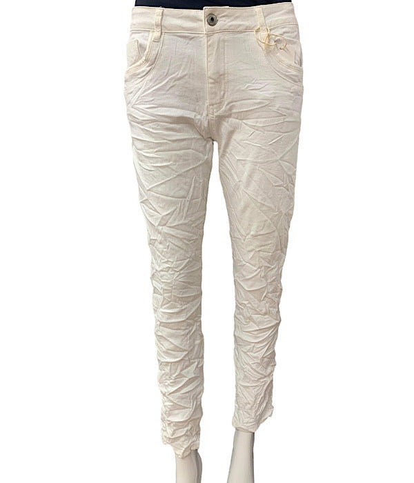 KAROSTAR 8213 pants, white