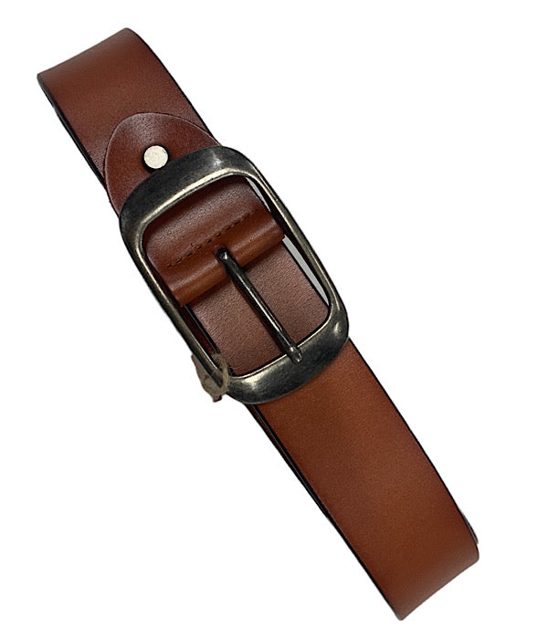 1813 Leather belt, brown