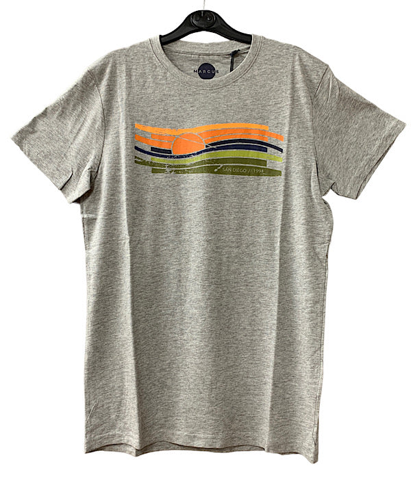 MARCUS Sherman t-shirt, 9501 light grey mix