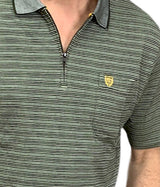 PRE END Hackney polo shirt, olive green