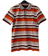PRE END Horace polo shirt, 4039 rusty red