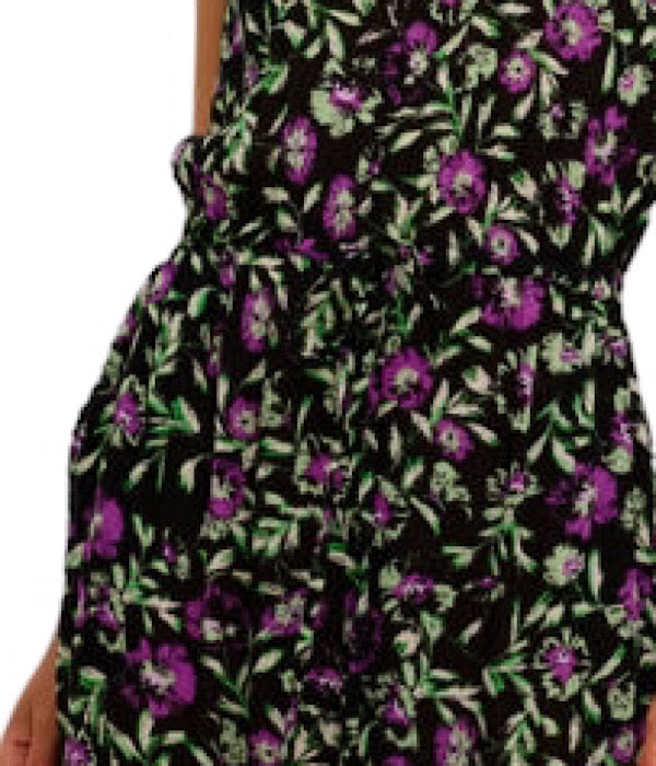 KAFFE Isolde Amber jumpsuit, black-green-purple